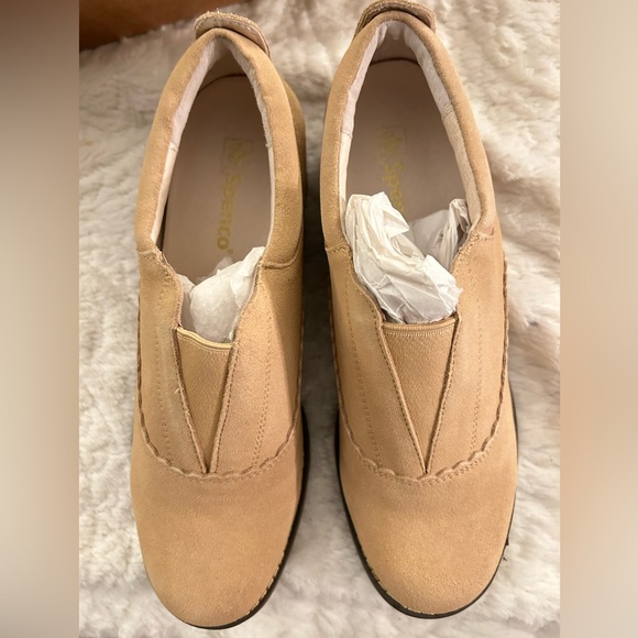 Spenco Wheat Paradise Suede Loafers - Picture 3 of 9